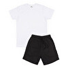 Wit T-Shirt, zwarte broek