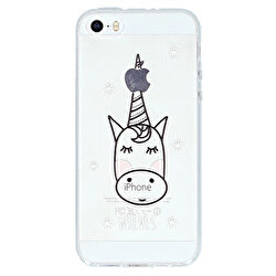 Funda silicona transparente iPhone 5 / 5S / SE