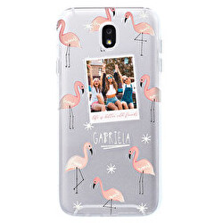 Funda silicona transparente Samsung Galaxy J7 Pro (2017)