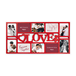 Cuadro de fotos "Love" con 10 fotos
