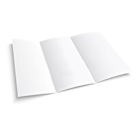Tríptico: A3 dobrado em 1/3 de A3 (Pack de 100)