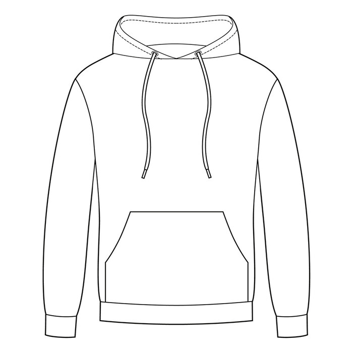 Sudadera con capucha 1 cara