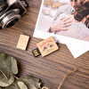 Flacher USB Stick aus Holz