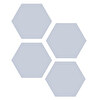 Pack 4 PrinTiles Zeshoekig