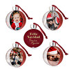 Pack 6 Bolas árbol Navidad Purpurina Pack 6 Bolas árbol Navidad Purpurina