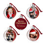 Pack 6 Bola Àrvore de Natal com brilho Pack 6 Bola Àrvore de Natal com brilho