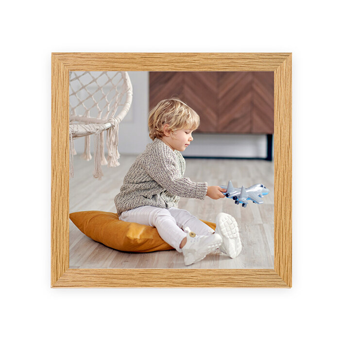 Cuadro con marco de madera 40x40