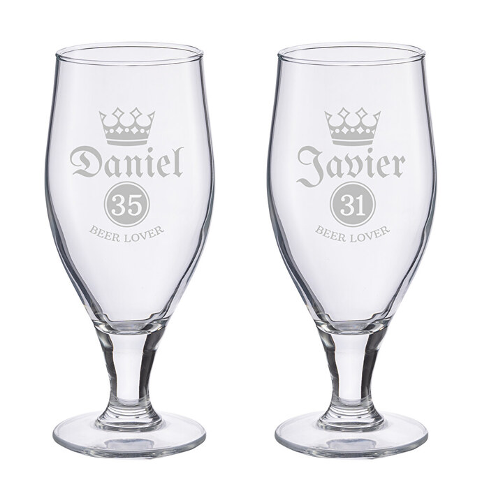 Pack 2 copas de cerveza 50 CL