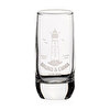 Engraved tall shot glass