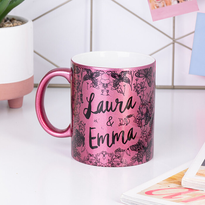 Taza purpurina