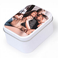 Personalised playing cards + personalised metal tin