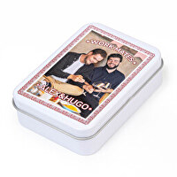 Carte personalizzate + scatola metallica personalizzata