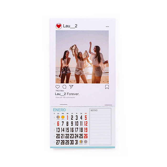 Calendarios imán nevera personalizados