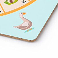 Ganzenbord spel (Hout)