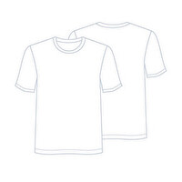 Men's cotton T-shirt 2 sides