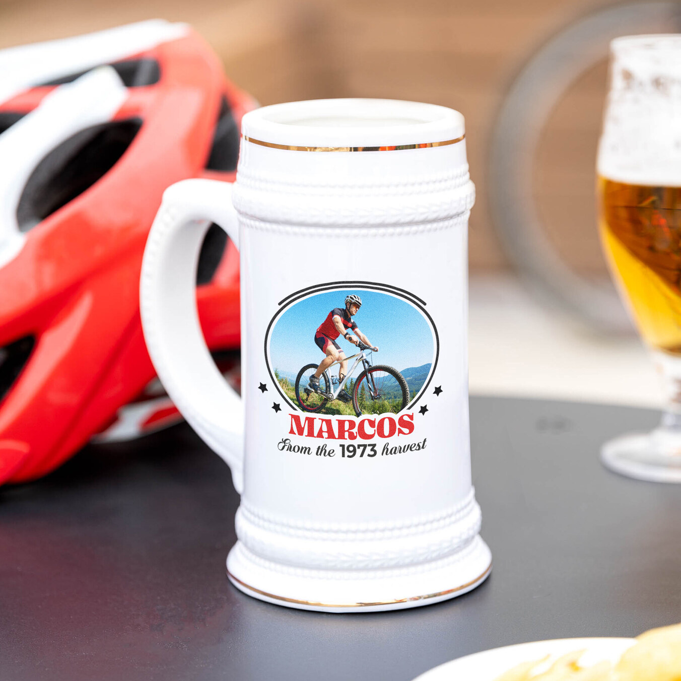 Boccale di birra tedesco personalizzato
