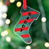 Enfeites de Natal de metacrilato personalizados