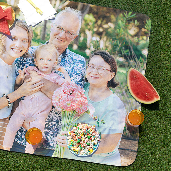 Picknickkleed bedrukken en maken