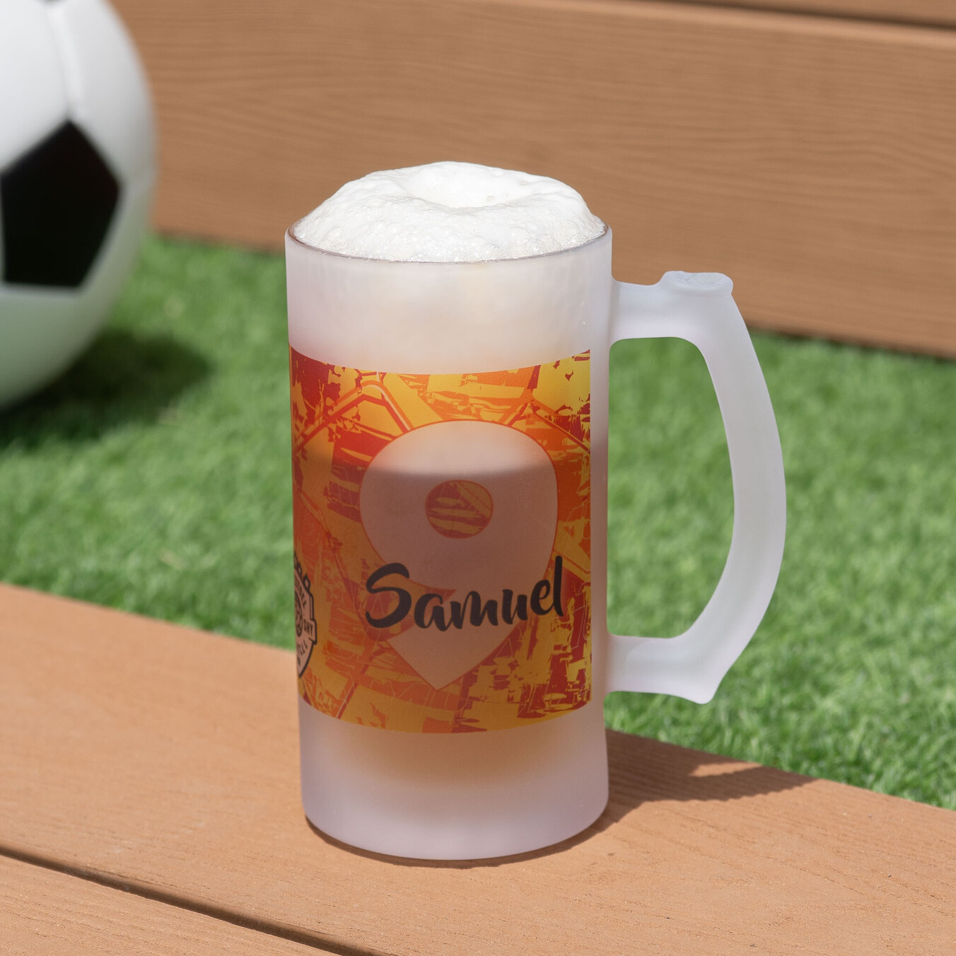 Personalised beer glasses & mugs