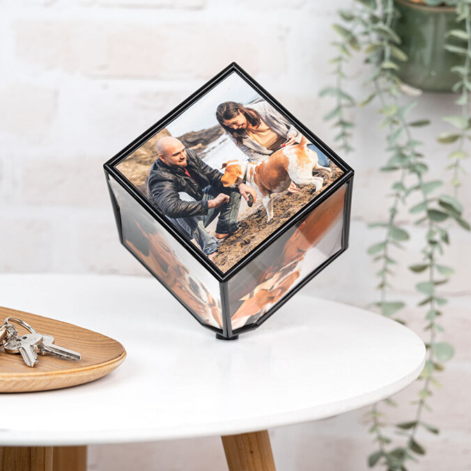 Cubo fotografico girevole