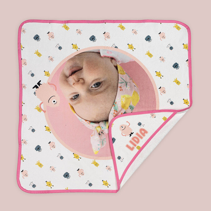 Capa de baño bebé personalizada