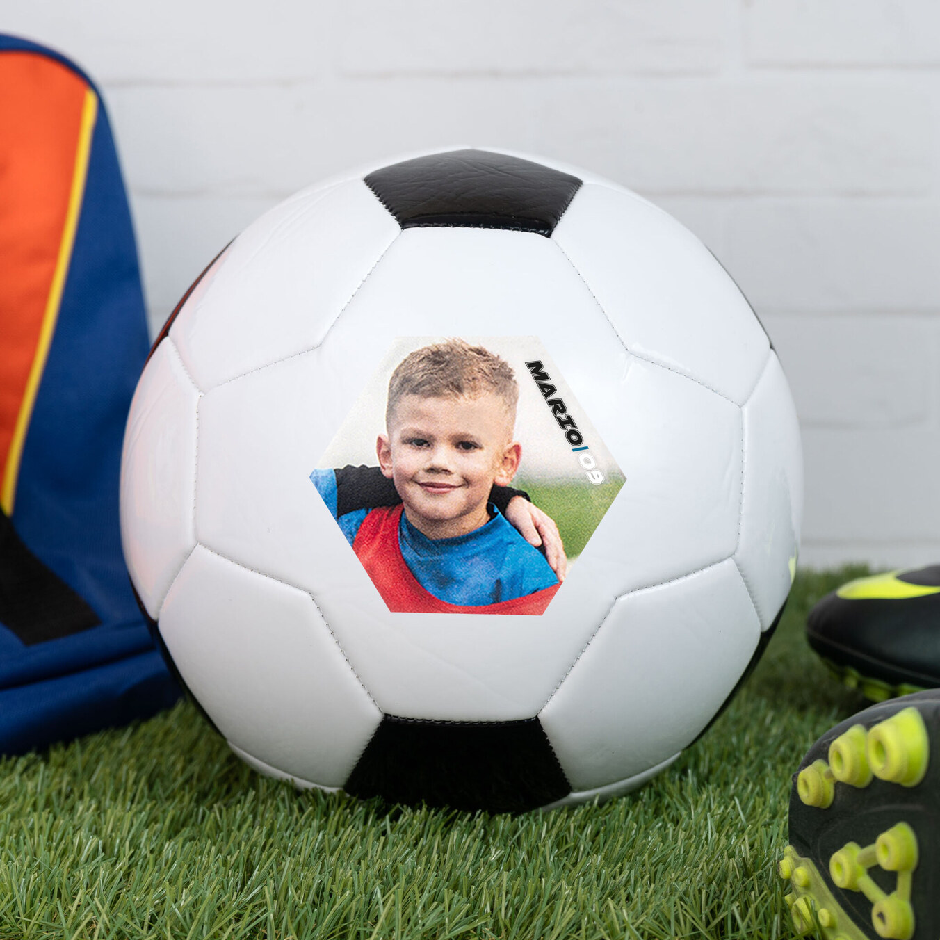 Personalised football ball