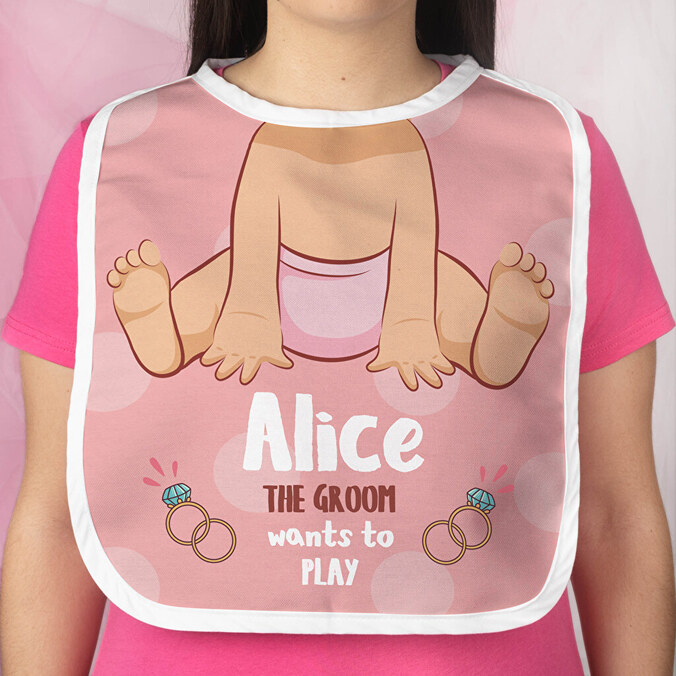 Personalised adult bib