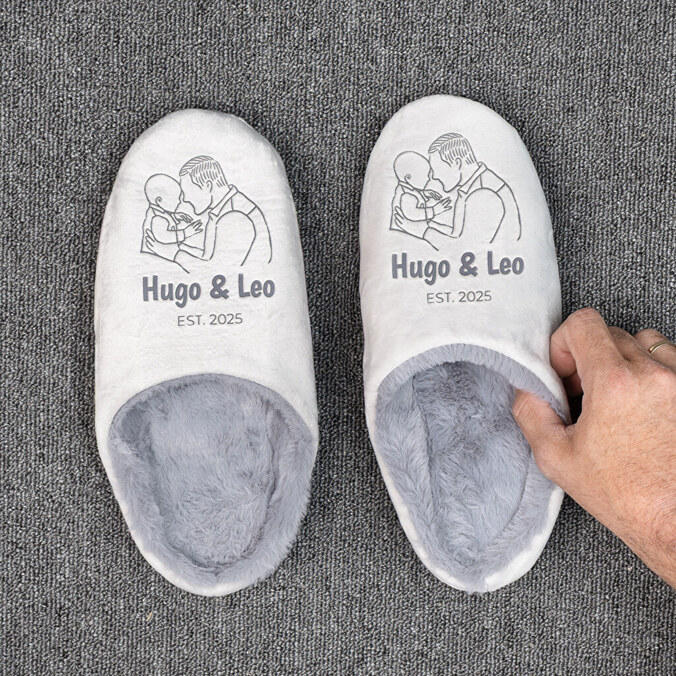 Zapatillas de estar por casa personalizadas