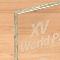 Personalizowane trofeum prostokątne, szkło