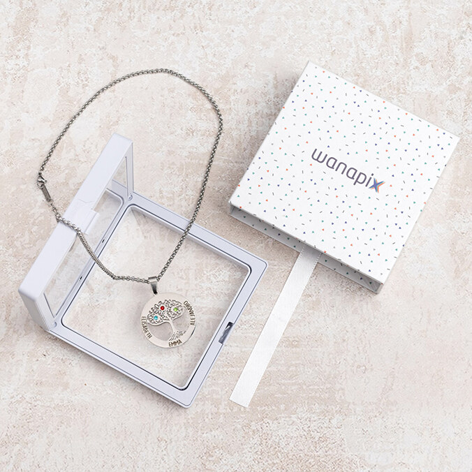 Kaiverrettu Elämän Puu riipus