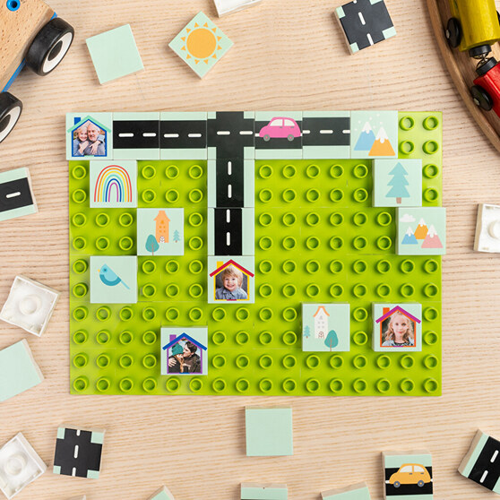 Puzzle rompecabezas con bloques personalizados Puzzle rompecabezas con bloques personalizados