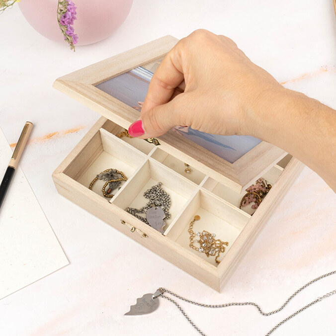 Personalised wooden sorting boxes