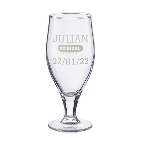 Bicchiere di birra personalizzato