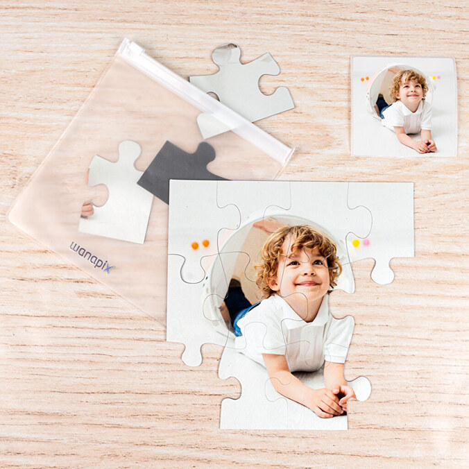 Personalised children magnetic puzzle