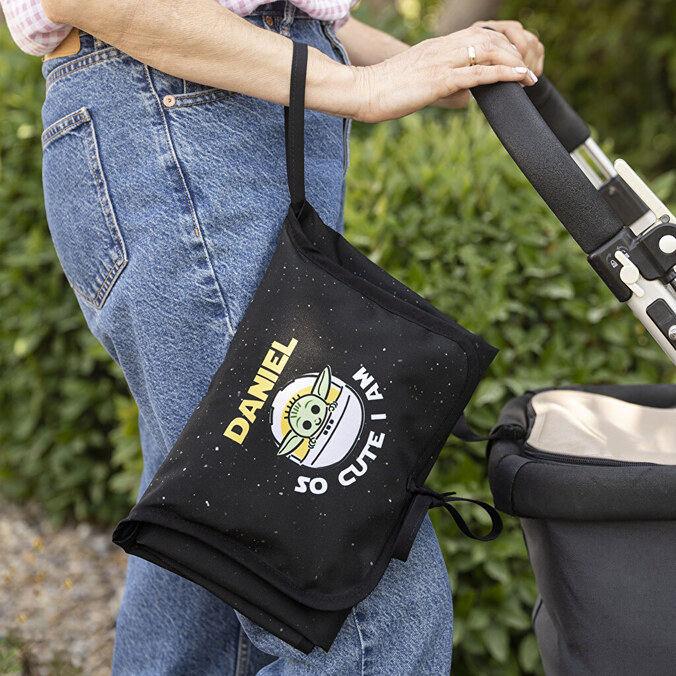 Wickeltasche für unterwegs mit Foto bedrucken