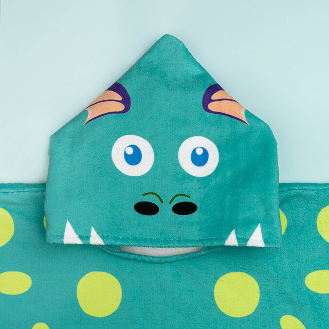 Badponcho bedrukken en maken