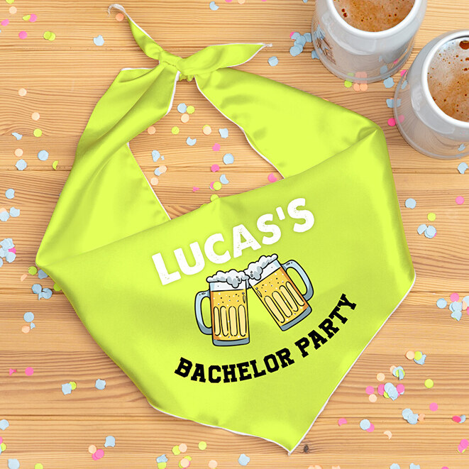 Personalised triangular neckerchiefs for the neck Personalised triangular neckerchiefs for the neck