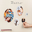 Personalizowany owalny magnes elestyczny 5x3,3 cm