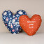 Cojín corazón 42x42 personalizado Cojín corazón 42x42 personalizado