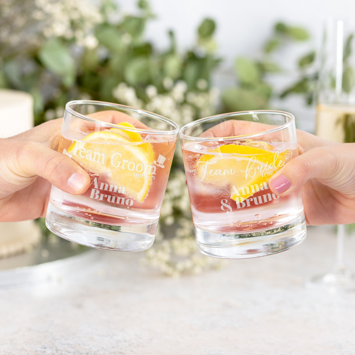 Vaso de whisky personalizado