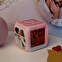 Personalised alarm digital clock cube