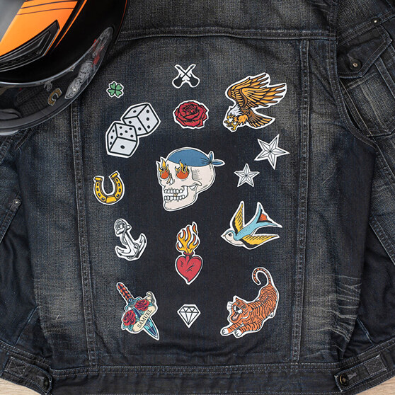 Gepersonaliseerde smeltlijm patches Gepersonaliseerde smeltlijm patches
