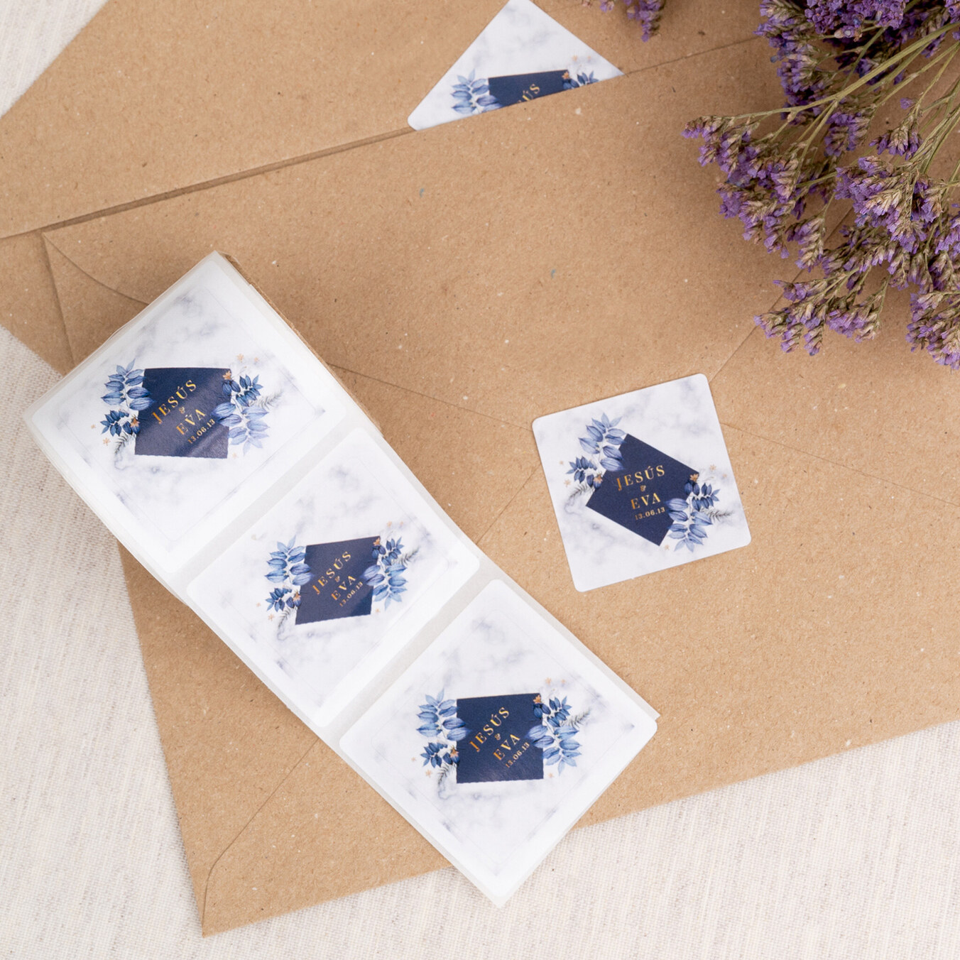 Personalised sticker labels
