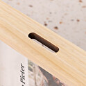 Houten spaarpot bedrukken