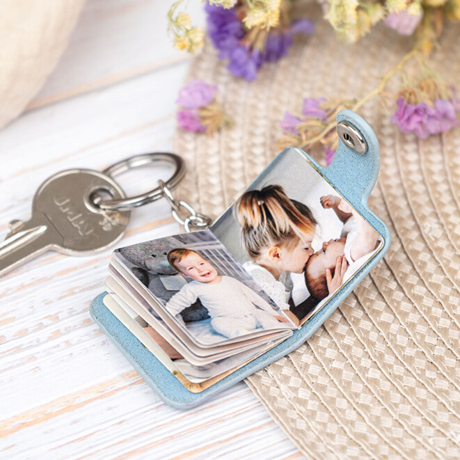 Personalizowany brelok do kluczy mini album Personalizowany brelok do kluczy mini album