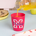 Personalised coloured plastic cup 300 ml.
