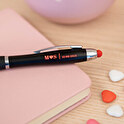 Personalised ballpoint pen with LED light