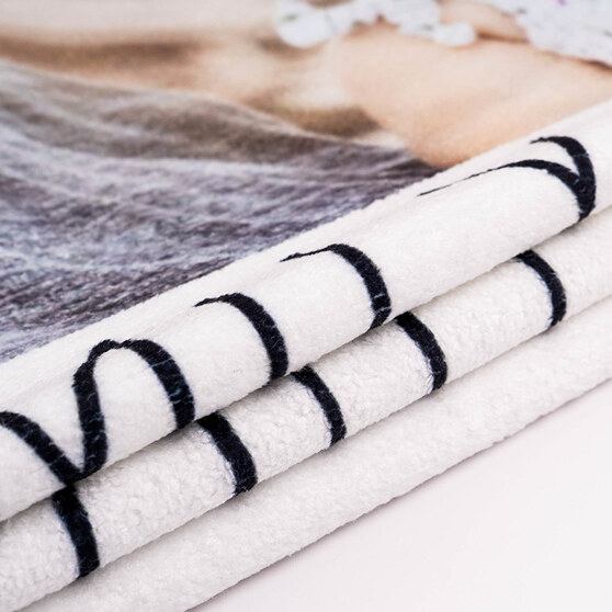 Detalhe do material das nossas toalhas personalizadas
