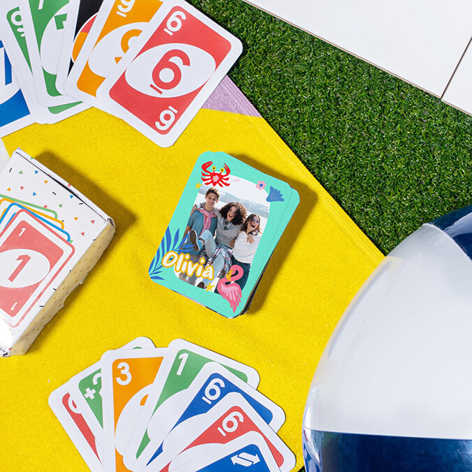 Personalizowana gra karciana "Numero UNO"