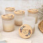 Bougie parfumée personnalisée avec couvercle en bois Bougie parfumée personnalisée avec couvercle en bois